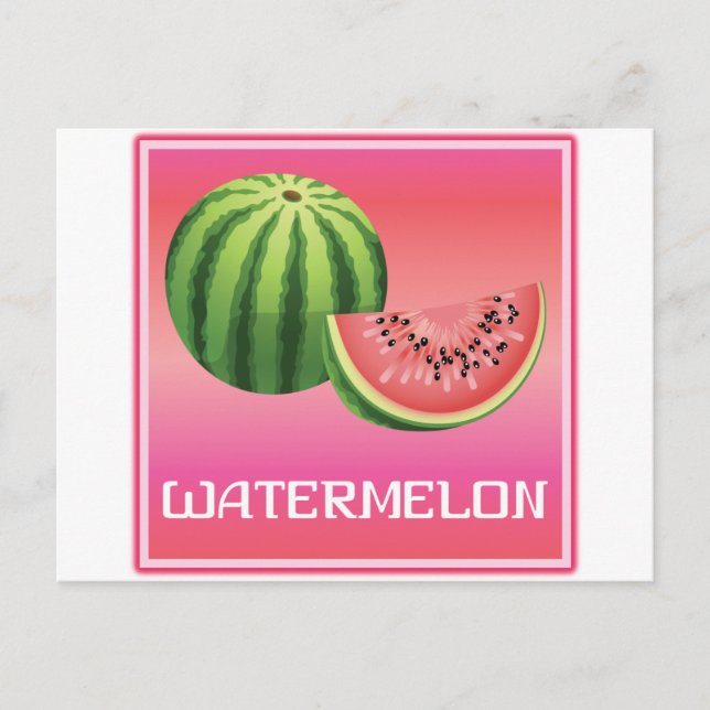 Summer Watermelon Postcard (Front)