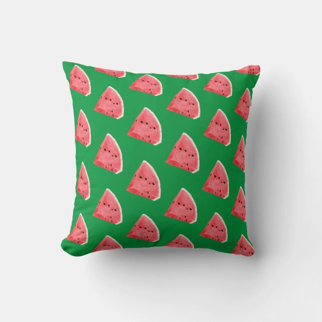 Summer Watermelon Slices Pattern  Cushion (Front)