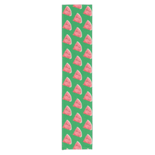 Summer Watermelon Slices Pattern  Short Table Runner