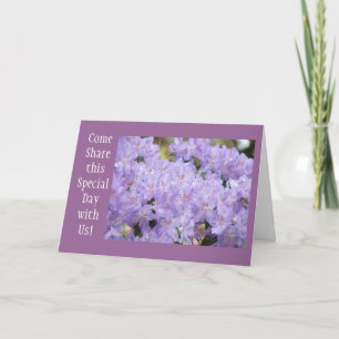Summer Wedding Save the Date Cards Lavender