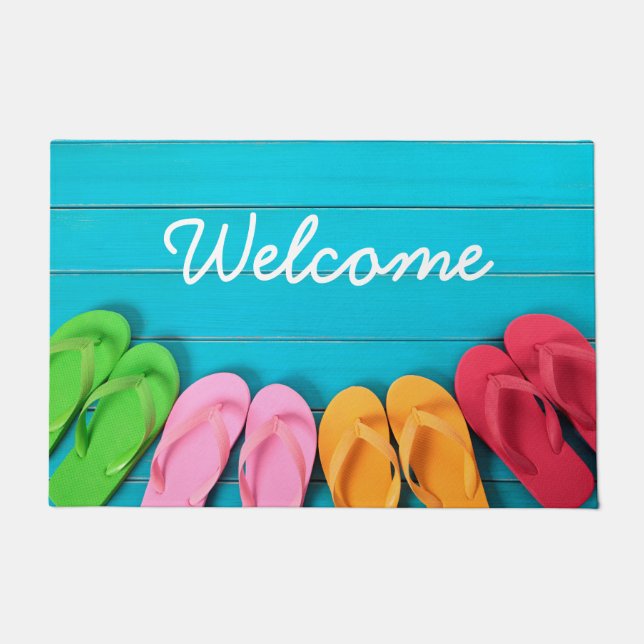 Summer Welcome Door Mat (Front)