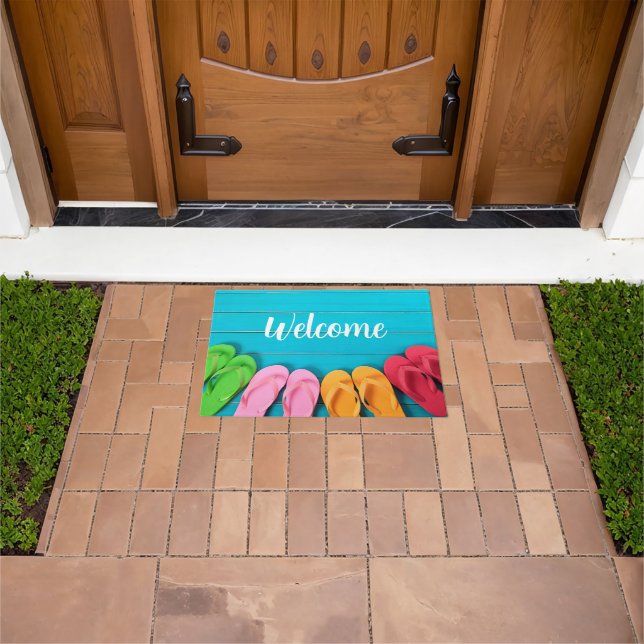 Summer Welcome Doormat (Outdoor)