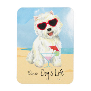 Summer Westie Magnet