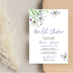 Summer Wildflower Bridal Shower Invitation