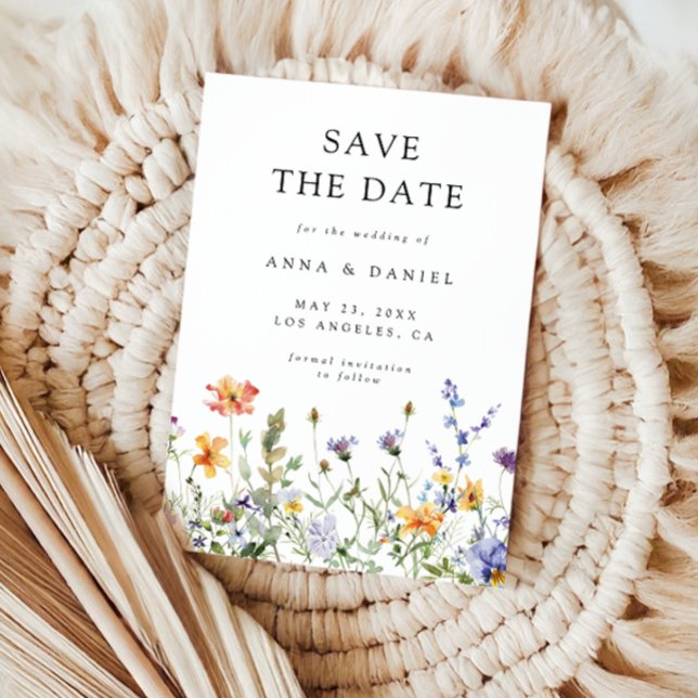 Summer Wildflower Garden Save The Date (Creator Uploaded)