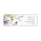 Summer Wildflower Garden Wedding Return Address