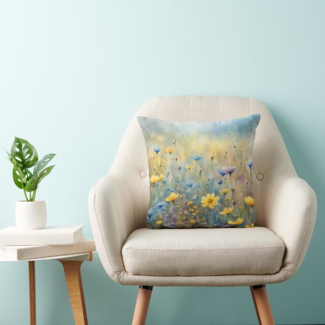 Summer Wildflower Meadow Cushion (Chair)