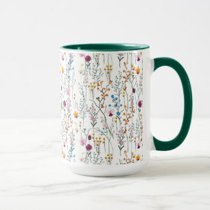 Summer Wildflower Pattern Mug