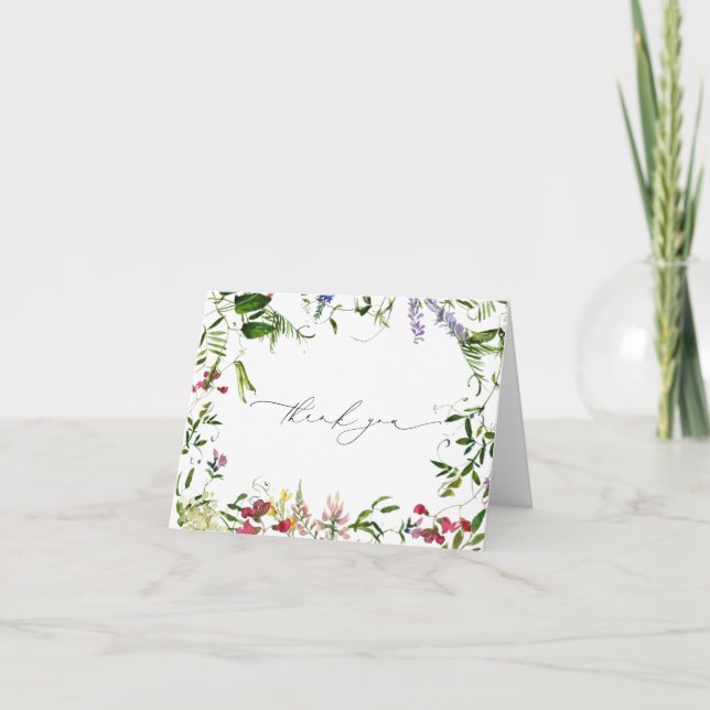 Summer Wildflower Thank You (Front)