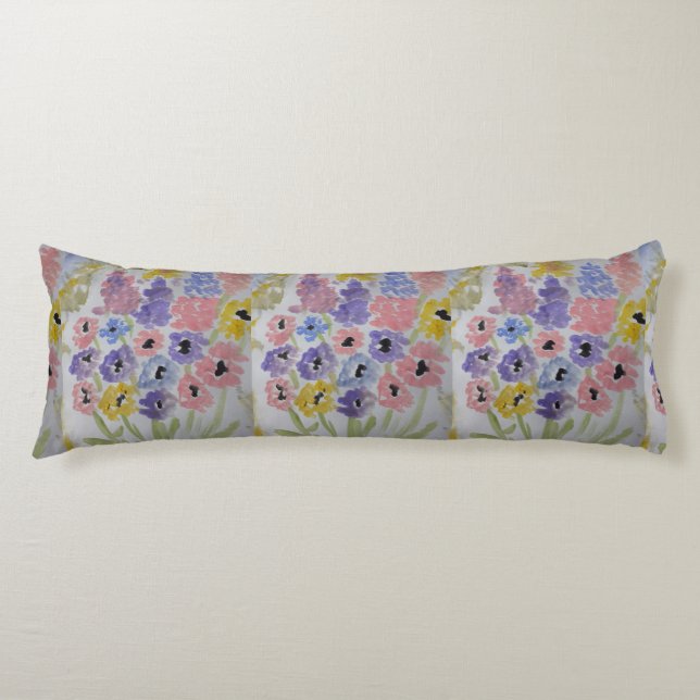 Summer Wildflowers  Body Cushion (Front)