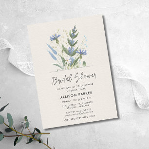 Summer Wildflowers Bridal Shower  Invitation
