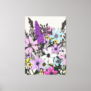 Summer Wildflowers Canvas Print