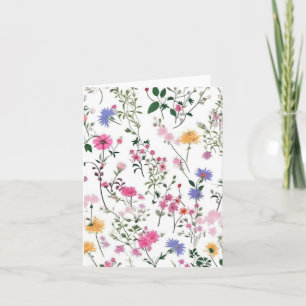 Summer Wildflowers Card