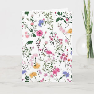 Summer Wildflowers Card