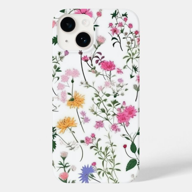 Summer Wildflowers Case-Mate iPhone Case (Back)
