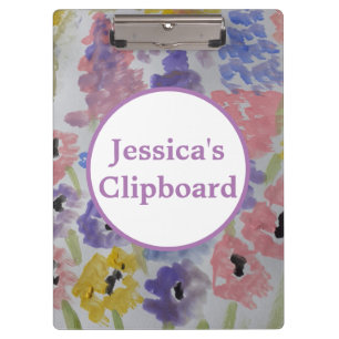 Summer Wildflowers Clipboard