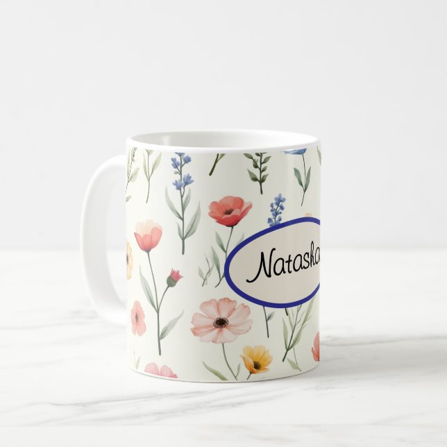 Summer Wildflowers Coffee Mug (Front Left)