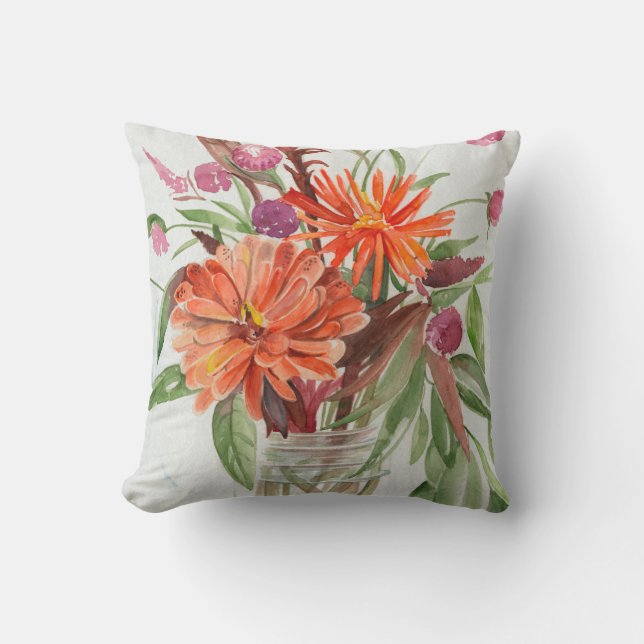 Summer Wildflowers Cushion (Front)