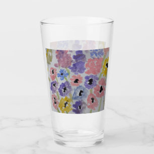Summer Wildflowers Glass Tumbler