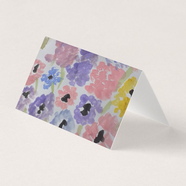 Summer Wildflowers Greeting Card (Front)