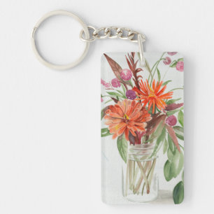 Summer Wildflowers Key Ring