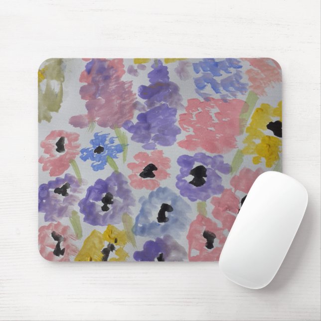 Summer Wildflowers  Mouse Mat (With Mouse)
