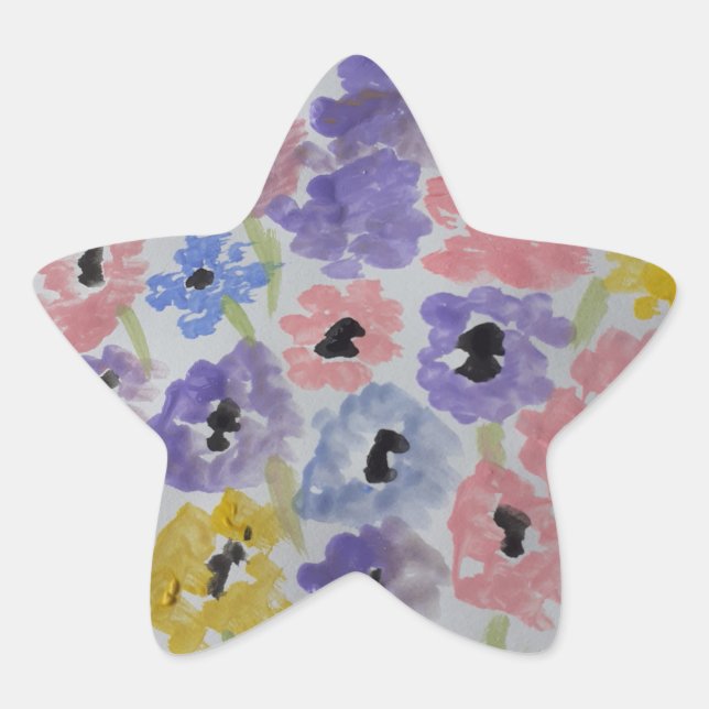 Summer Wildflowers Sticker (Front)