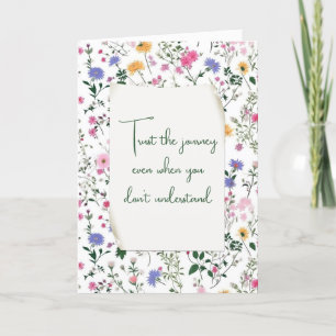 Summer Wildflowers Thinking Of You  Card