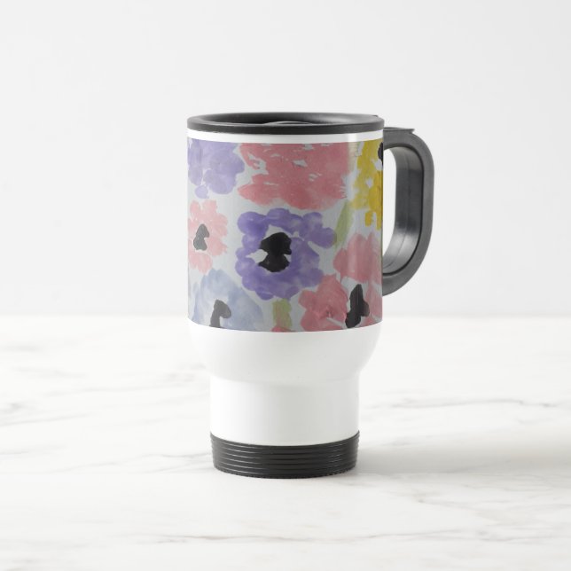 Summer Wildflowers  Travel Mug (Front Right)