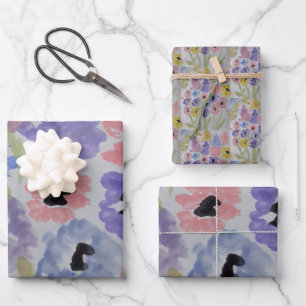 Summer Wildflowers Wrapping Paper Sheet