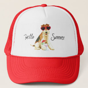 Summer Wire Fox Terrier Trucker Hat