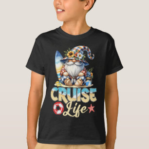 Summer With My Gnomies Vacation Cruise Life Gnome T-Shirt