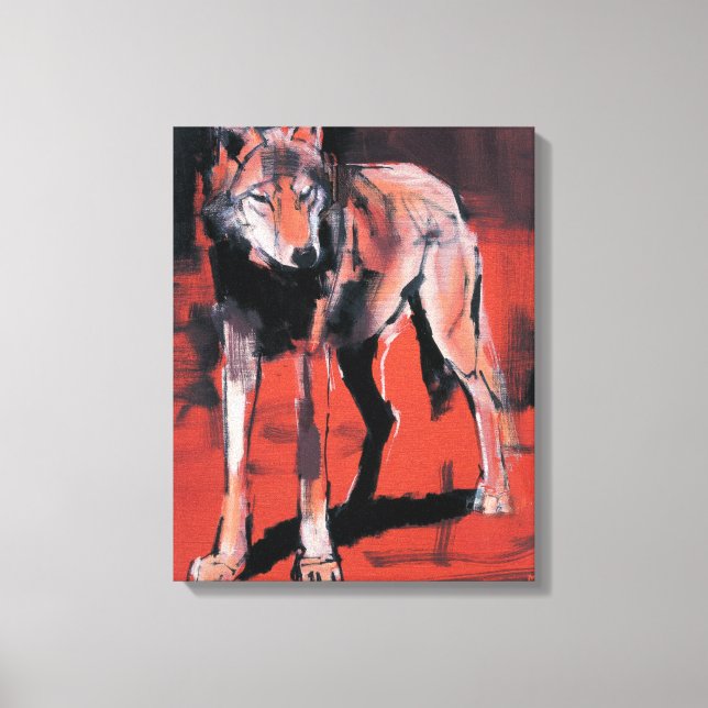 Summer Wolf 2001 Canvas Print (Front)