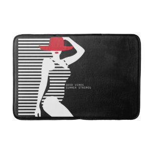 Summer Woman bath mats