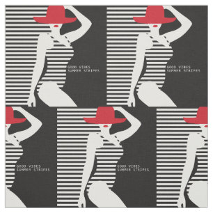 Summer Woman custom fabric