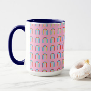 Summer Women's Elegant Boho Rainbow Mug