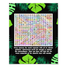 Summer Word Search Puzzle