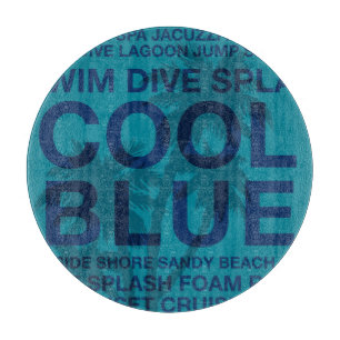 Summer Words Poolside and Palm Tree Cutting Board