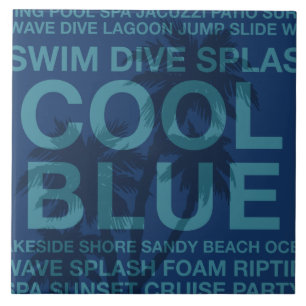Summer Words Poolside and Palm Tree Tiles