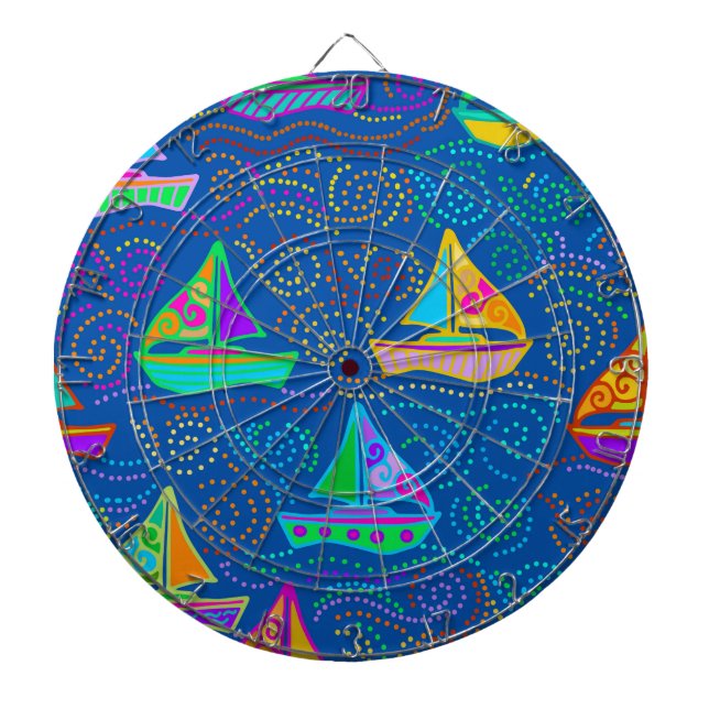 Summer Yachting Dartboard (Front)