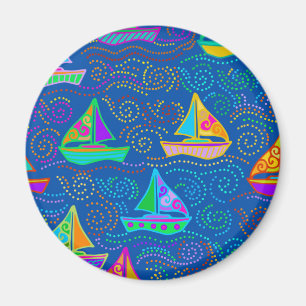Summer Yachting Magnet