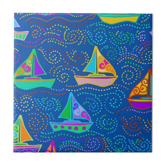 Summer Yachting Tile (Front)