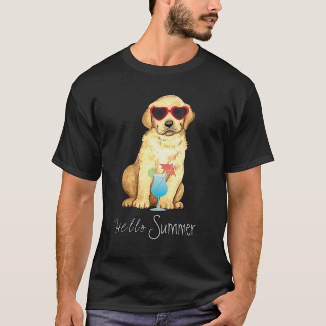 Summer Yellow Lab T-Shirt (Front)