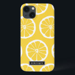Summer Yellow Lemon Slices Pattern iPad Case<br><div class="desc">Simple and modern iPad mini case featuring lemon slices pattern,  a perfect pop of colour. This personalised case will be perfect as a gift. Similar designs are available.</div>