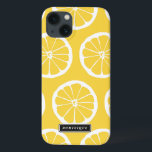 Summer Yellow Lemon Slices Pattern iPad Case<br><div class="desc">Simple and modern iPad mini case featuring lemon slices pattern,  a perfect pop of colour. This personalised case will be perfect as a gift. Similar designs are available.</div>