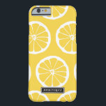 Summer Yellow Lemon Slices Pattern iPhone Case<br><div class="desc">Simple and modern iPhone case featuring lemon slices pattern,  a perfect pop of colour. This personalised case will be perfect as a gift. Similar designs are available.</div>