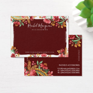 Summer Yellow Pink Red Floral Bracelet Display