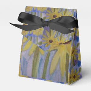 Summer Yellow Sunflowers Favour Box