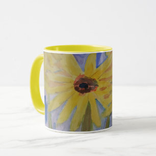 Summer Yellow Sunflowers Mug
