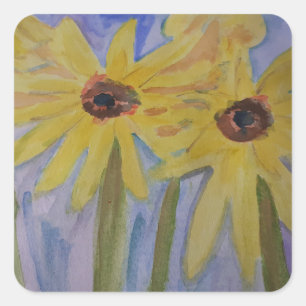 Summer Yellow Sunflowers Sticker
